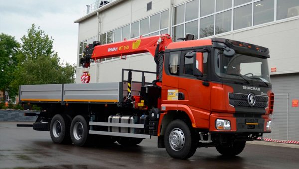 Бортовой автомобиль на шасси SHACMAN SX32586V384 с КМУ ИНМАН ИТ-150